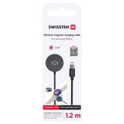 Nabíjací a dátový kábel Swissten Wireless magnetic charging cable for Samsung Watch 1,2 m