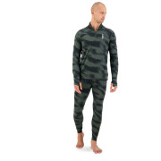 Pánske funkčné tričko Mons Royale Cascade Merino Flex 200 1/4 Zip Rosin Motion