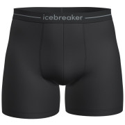 Pánske boxerky Icebreaker Mens Anatomica Boxers čierna/biela Black