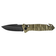 Zatvárací nôž TB OUTDOOR Cac S200 French Army Knife Textured Pa6 Smooth tmavozelená