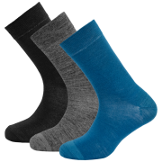 Ponožky Devold Daily Light Sock 3PK modrá FLOOD MIX