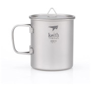 Hrnček Keith Titanium Single-Wall Tit. Mug 450 ml sivá