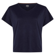 Dámske funkčné tričko Icebreaker Women Mer 150 Lodge SS Tee tmavomodrá Midnight Navy
