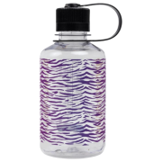 Fľaša Nalgene Narrow Mouth Animal Print 500 ml fialová/grafit Clear Rainbow Zebra