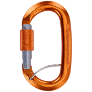Karabína Climbing Technology Obx BGL oranžová/sivá Titanium/Orange/Titanium