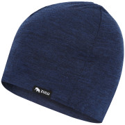 Čiapka Zulu Cap Merino tmavomodrá navy melange