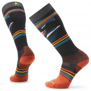 Lyžiarske ponožky Smartwool Snowboard Tc Piste Machine Otc čierna/oranžová