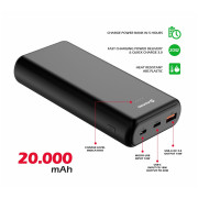 Powerbanka Swissten Power Line 20000 mAh