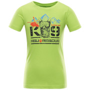 Detské tričko Alpine Pro Monco zelená lime green