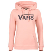 Dámska mikina Vans Wm Drop V Logo Hoodie sivá/ružová Coral Cloud/Asphalt