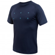 Pánske funkčné tričko Sensor Merino Blend Typo modrá