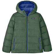 Detská bunda Patagonia K's Hi-Loft Down Sweater Hoody - CNGR zelená Canopy Green