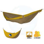 Hamak Ticket To The Moon Hammock original/double hnedá Chocolate/Brown