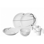 Sada riadov Brunner Set tête-à-tête Serenade 8 pcs biela