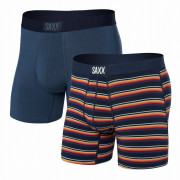 Boxerky Saxx Vibe Super Soft Bb 2Pk tmavomodrá field stripe/navy