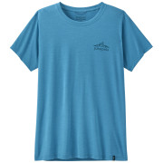 Dámske tričko Patagonia Women's Capilene Cool Daily Shirt - Cloud Crag modrá Shore Blue - Light Shore Blue X-Dye