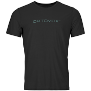 Pánske tričko Ortovox 150 Cool Brand T-shirt čierna Black Raven