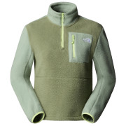 Dámska mikina The North Face W Yumiori 1/4 Zip zelená Bark Mist/Slate Moss/As