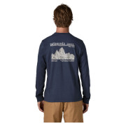 Pánske tričko Patagonia M's L/S MW Hut Tripper Skyline T-Shirt