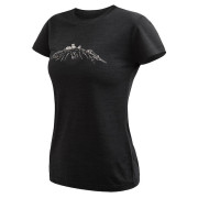 Dámske funkčné tričko Sensor Merino Cordura Peak čierna černá
