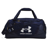 Športová taška Under Armour Undeniable 5.0 Duffle SM modrá Midnight Navy / Midnight Navy / Metallic Silver