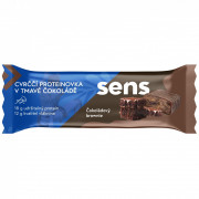 Tyčinka Sens Cvrččí proteínové brownie s tmavou čokoládou (60 g)