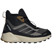 Detské topánky Adidas Terrex Trailmaker 2 Mid Cp K hnedá/sivá