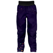 Detské softshellové nohavice WAMU Dark Purple tmavofialová DARK PURPLE