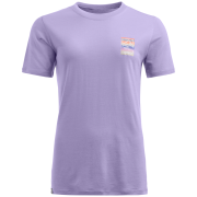 Dámske funkčné tričko Ortovox 140 Cool Mtn Gradient Ts fialová Lush Lavender