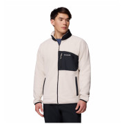 Pánska mikina Columbia Fast Trek™ Overlay Full Zip béžová Dark Stone, Black