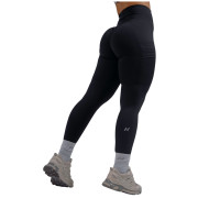 Dámske legíny Nebbia High-Waist Sculpting Leggings with Pockets Primal čierna BLACK