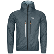 Pánska bunda Ortovox Swisswool Piz Boe Jacket Men's tmavosivá Dark Arctic Grey