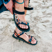 Pánske sandále Gumbies Scrambler Khaki a Orange