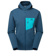 Dámska bunda Mountain Equipment Echo Hooded Jacket Women's modrá Majolica Blue/Topaz