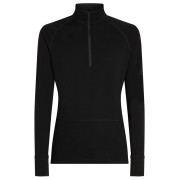 Pánske funkčné tričko Icebreaker Men Mer 200 ZoneKnit LS Half Zip čierna Black
