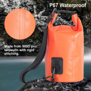 Vodotesné puzdro Swissten WATERPROOF ORANŽOVÉ (10L)