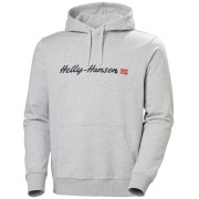 Pánska mikina Helly Hansen Core Graphic Hoodie svetlosivá 947 GREY MELANG