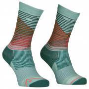 Dámske ponožky Ortovox All Mountain Mid Socks W modrá/zelená ice waterfall