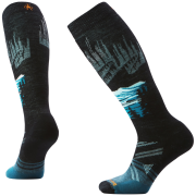 Lyžiarske ponožky Smartwool W Ski Full Cushion Alpine Auroras čierna/modrá BLACK