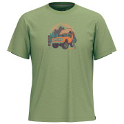 Tričko Smartwool Long Weekend Short Sleeve Graphic Tee zelená fern green