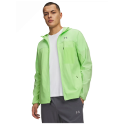 Pánska bunda Under Armour Velociti Pro Storm Jacket svetlozelená Lumos Lime / / Reflective