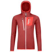 Dámska minika Ortovox Fleece Grid Hoody W Blush