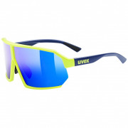 Športové okuliare Uvex Sportstyle 237 žltá/modrá Yellow Blue Matt/Mirror Blue