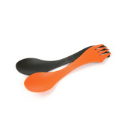 Súprava príborov Light My Fire Spork Original 2-pack čierna/oranžová Rustyorange/Slatyblack