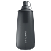 Filtračné fľaša LifeStraw Peak Squeeze Bottle 1L čierna Dark Grey
