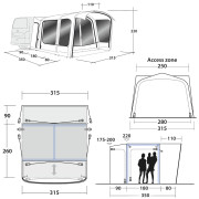 Predstan Outwell Maryville 260SA Flex