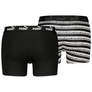 Pánske boxerky Puma Elements Striped Boxers 2P