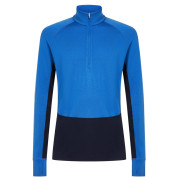 Pánske funkčné tričko Icebreaker Men Mer 260 ZoneKnit LS Half Zip modrá Midnavy/Lazu/Cb