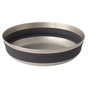 Skladacia misa Sea to Summit Detour Stainless Steel Collapsible Bowl L sivá Beluga Black