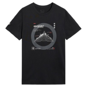 Pánske tričko 4F Tshirt M3120 čierna DEEP BLACK